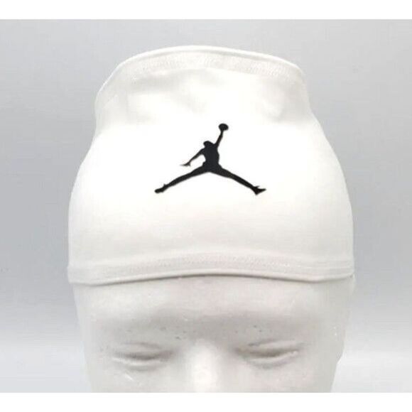 Nike 89109 Jordan Skull Wrap White/Black Adult OSFM NEW In BOX - Picture 8 of 10